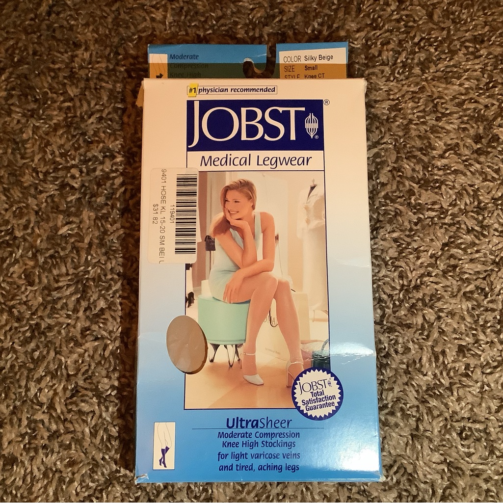 Jobst Moderate Compression Knee High Stockings 1520 Mmhg Silky Beige Size S